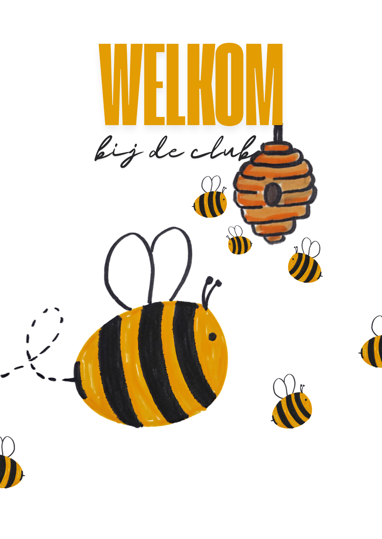 Welkom bij de club kaart